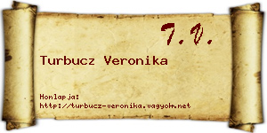 Turbucz Veronika névjegykártya